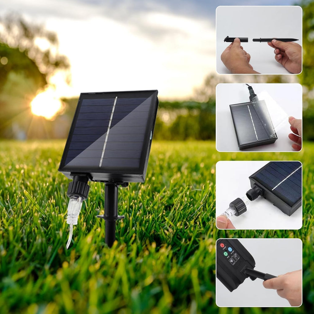 🎆 4-Pack Solar Fireworks Lights