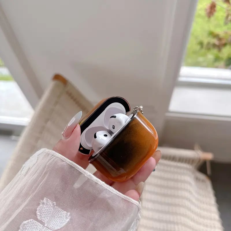 Luminous Quicksand AirPod Case for AirPods 1/2/3/4/Pro 2/3 - Shock Absorbing and Protective