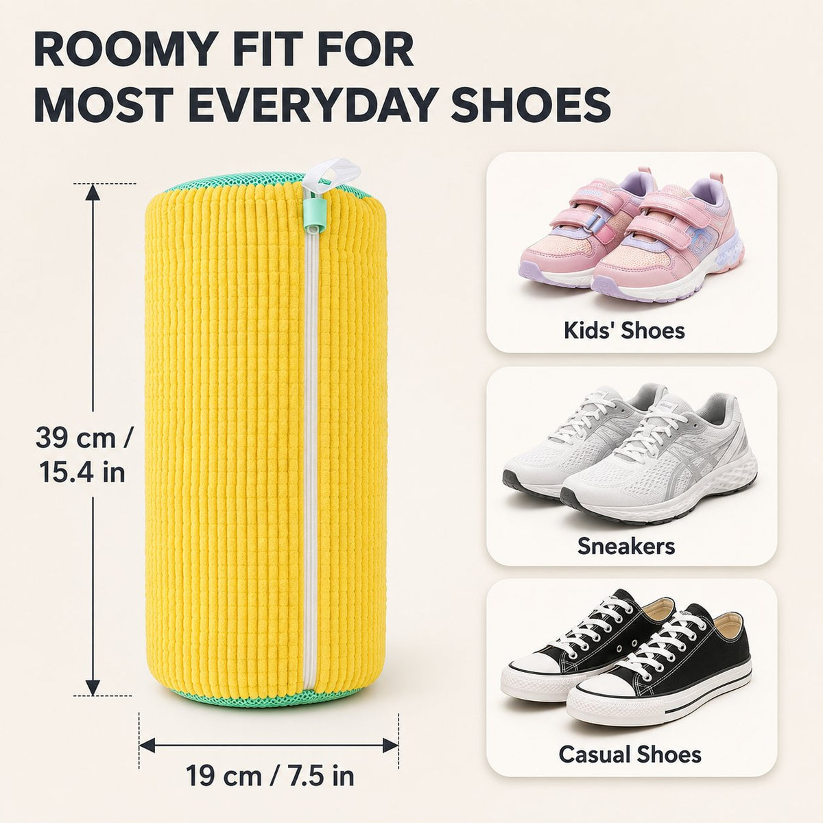 Laundry Shoe Washing Bag for Washing Machine