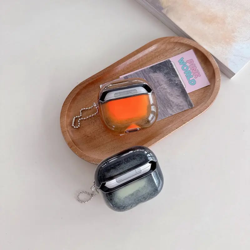 Luminous Quicksand AirPod Case for AirPods 1/2/3/4/Pro 2/3 - Shock Absorbing and Protective