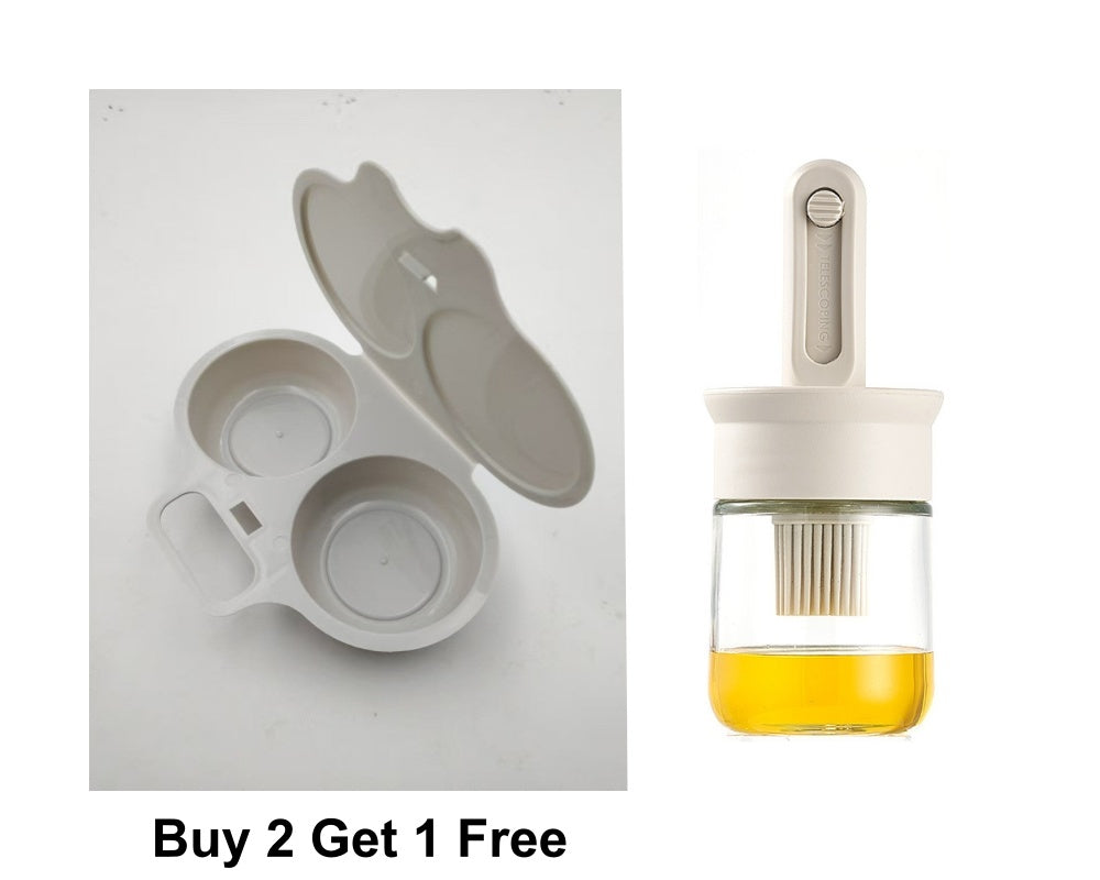 ⏰Microwave Egg Poacher with Lid & Handle
