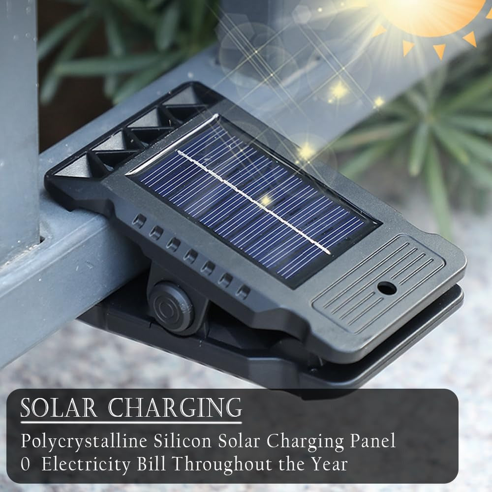 Solar Motion Sensor Lights Auto On/Off, Weatherproof & Powerful