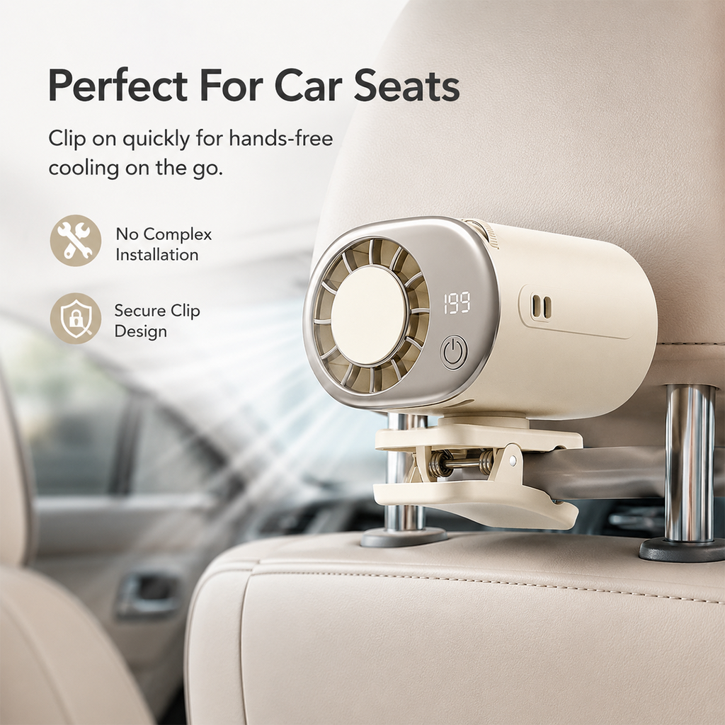 Car Clip AC Fan