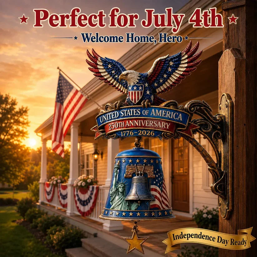 🔔Ring in the Semiquincentennial: 1776-2026 "Spirit of Liberty" Eagle Bell