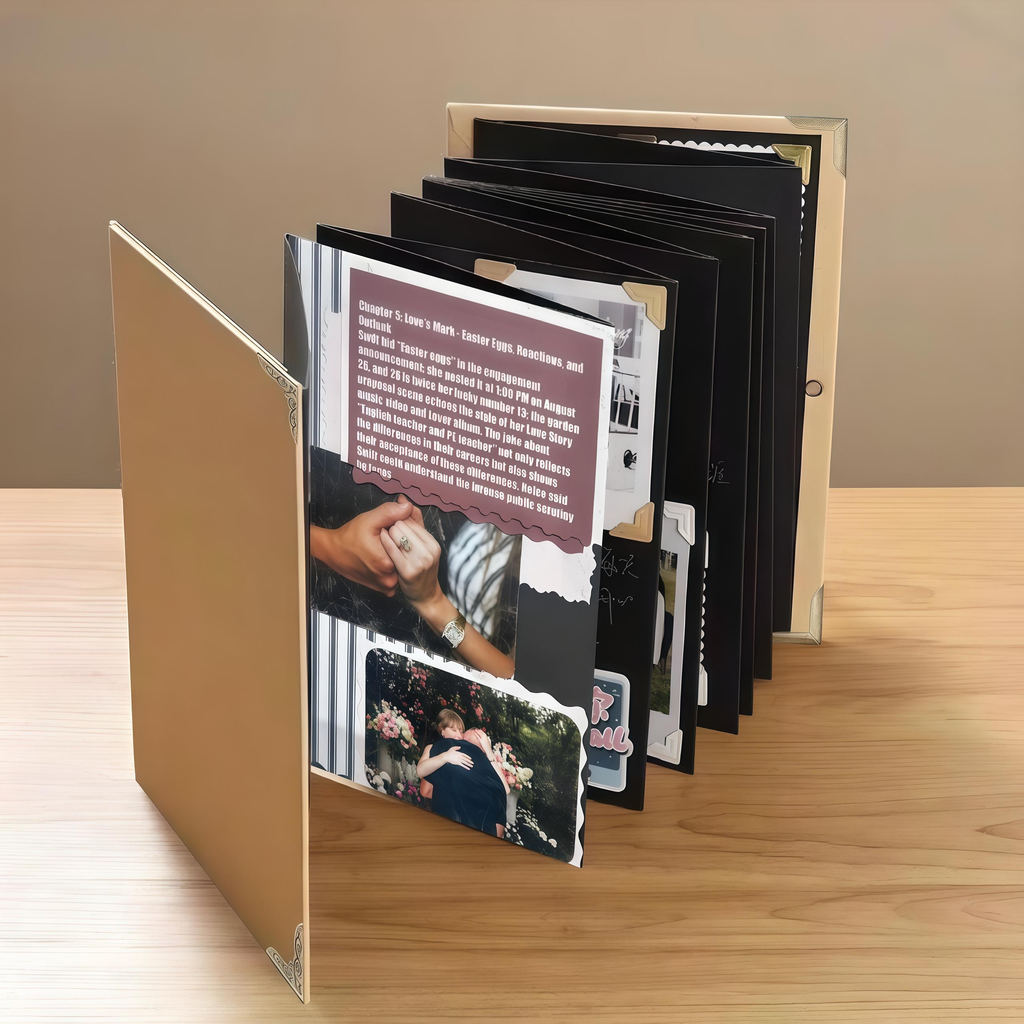 📚Accordion Foldable Scrapbook Album