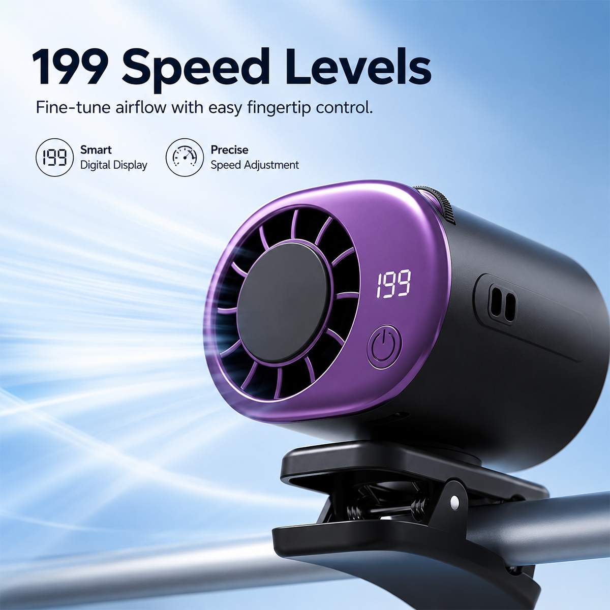 Car Clip AC Fan
