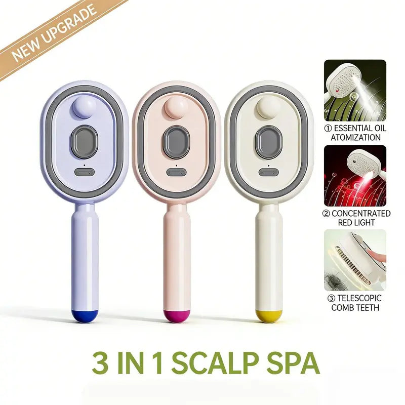 Electric Mist-Spraying Massage Cushion Brush