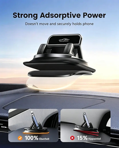 Universal 360° Rotation Car Phone Mount - Dashboard Phone Holder for All Smartphones