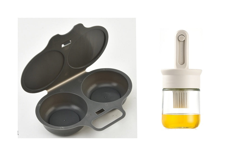 ⏰Microwave Egg Poacher with Lid & Handle