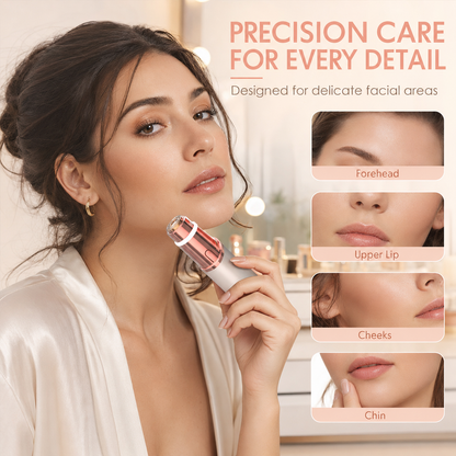 ✨ 2-in-1 Women's Eyebrow and Facial Hair Removal Device