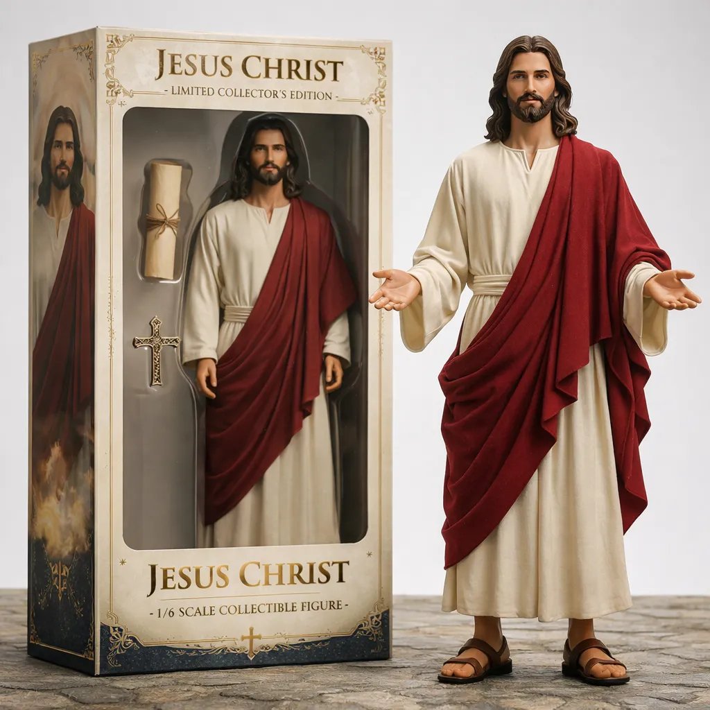 Handcrafted Jesus Figure – A Daily Reminder of Faith, Peace & Comfort