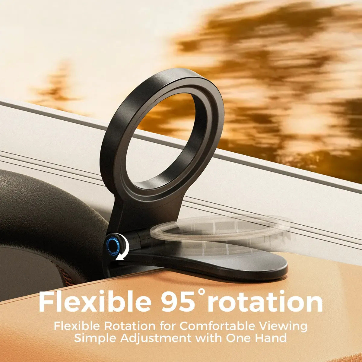 Magnetic Car Phone Mount, Hands Free Cell Phone Holder Clip Car Accessories