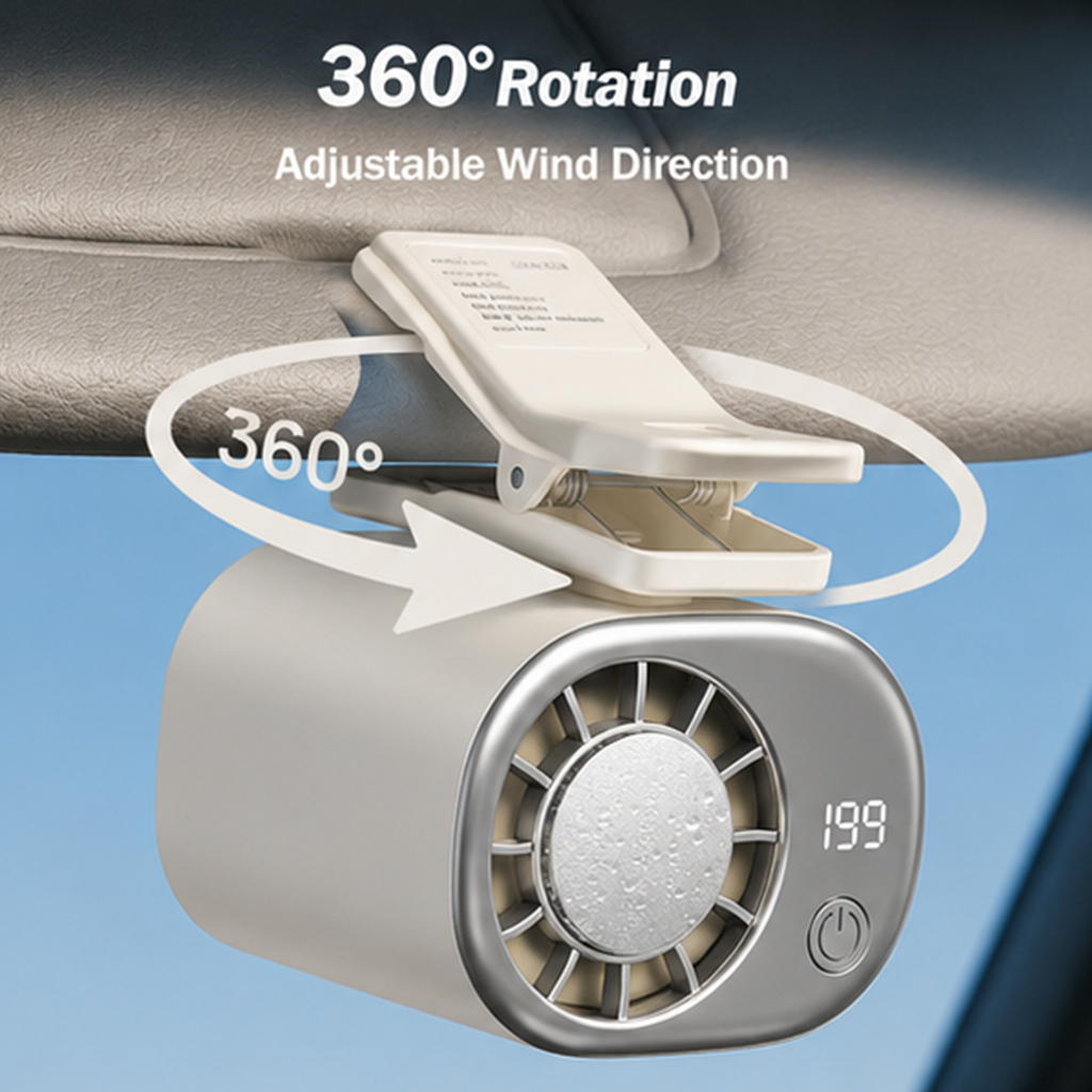 Car Clip AC Fan