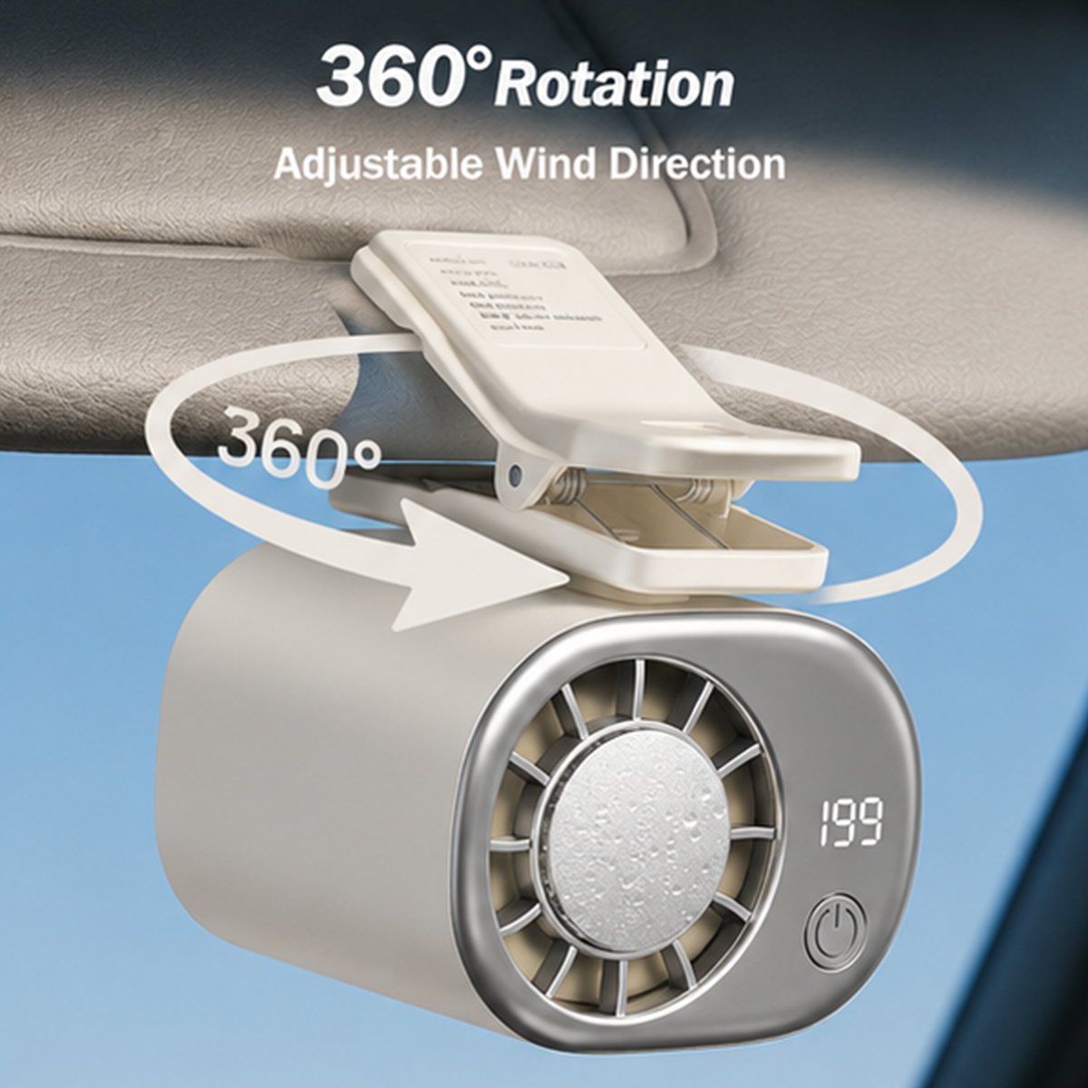 Car Clip AC Fan
