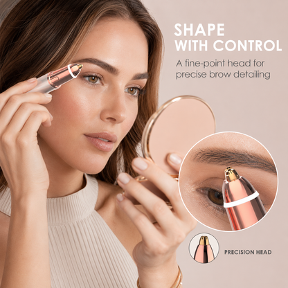 ✨ 2-in-1 Women's Eyebrow and Facial Hair Removal Device