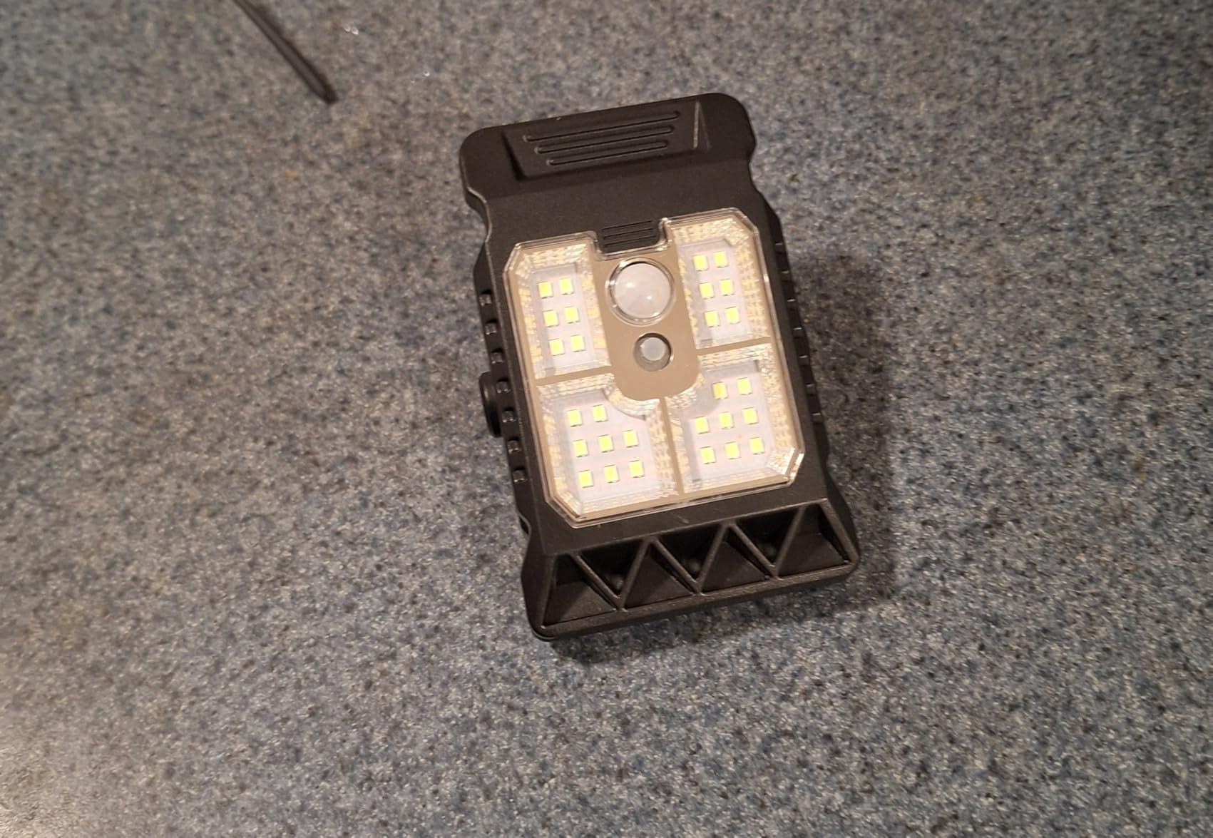Solar Motion Sensor Lights Auto On/Off, Weatherproof & Powerful