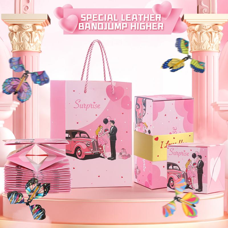 Surprise Pop-Up Gift Box with Flying Toys