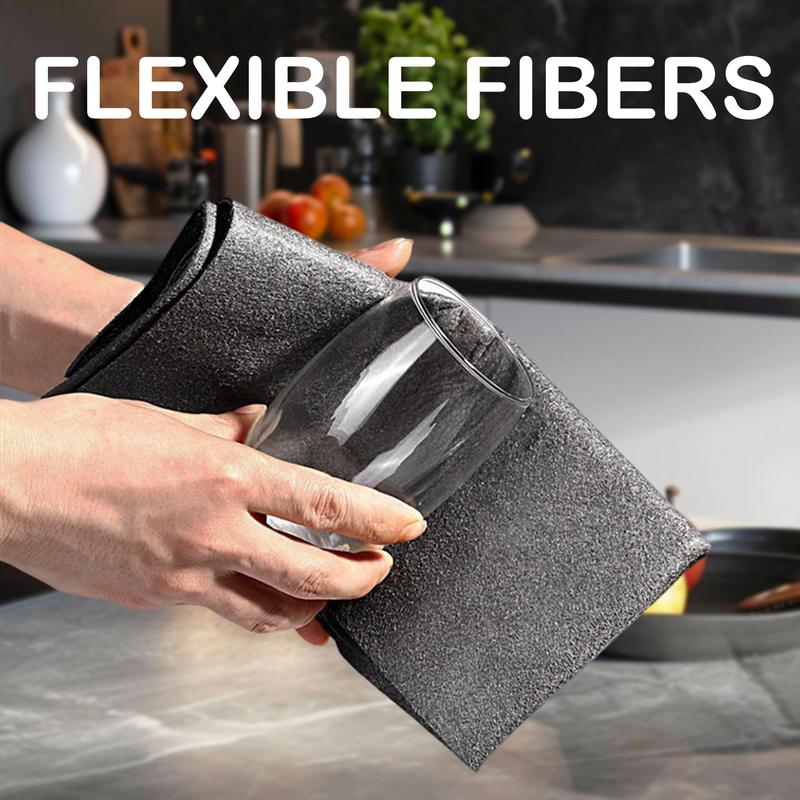 Magic Cleaning Cloth, Reuseable Thickened Streak Free Magic Cleaning Wipes