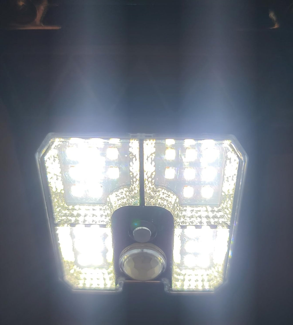 Solar Motion Sensor Lights Auto On/Off, Weatherproof & Powerful