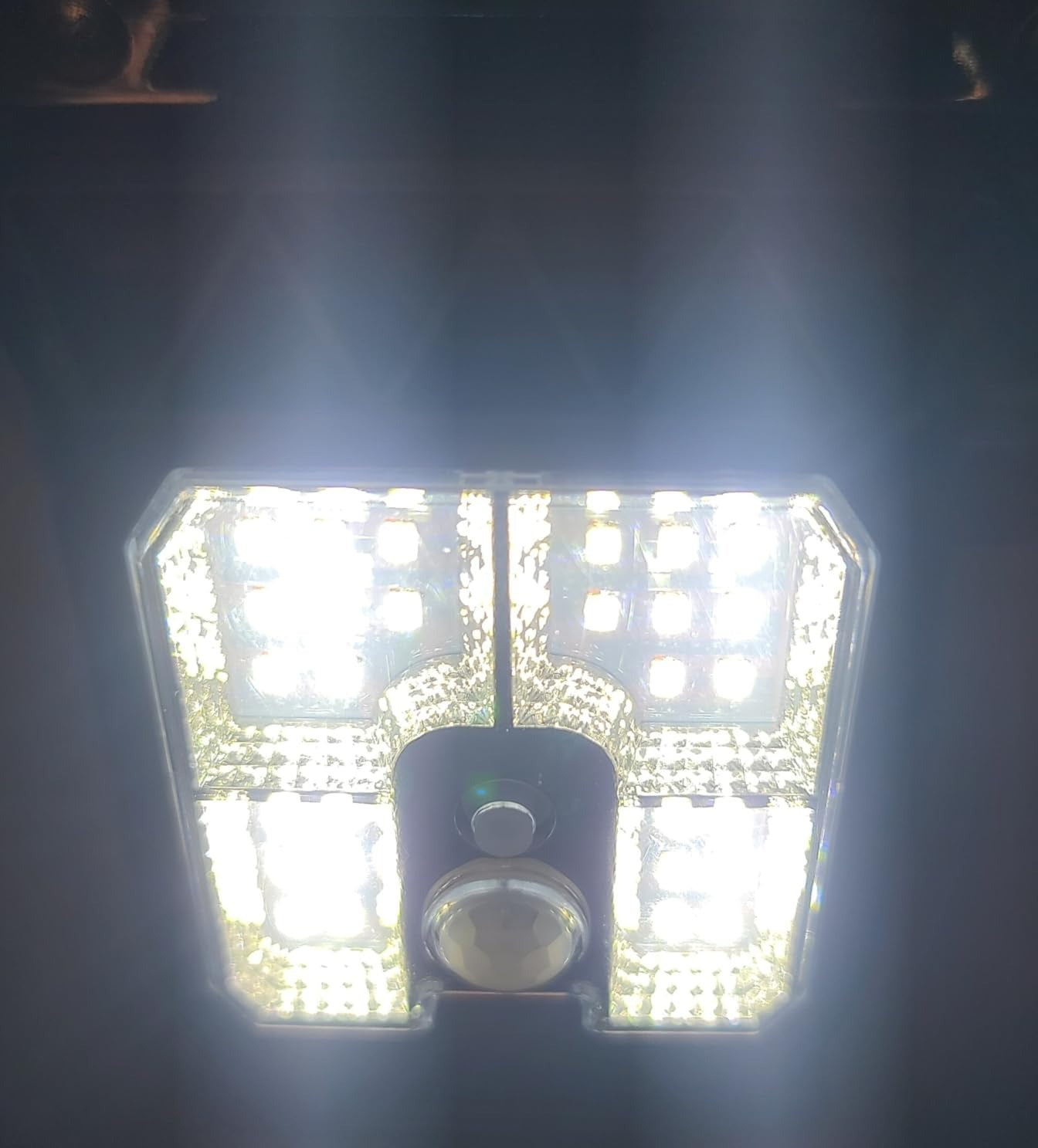 Solar Motion Sensor Lights Auto On/Off, Weatherproof & Powerful