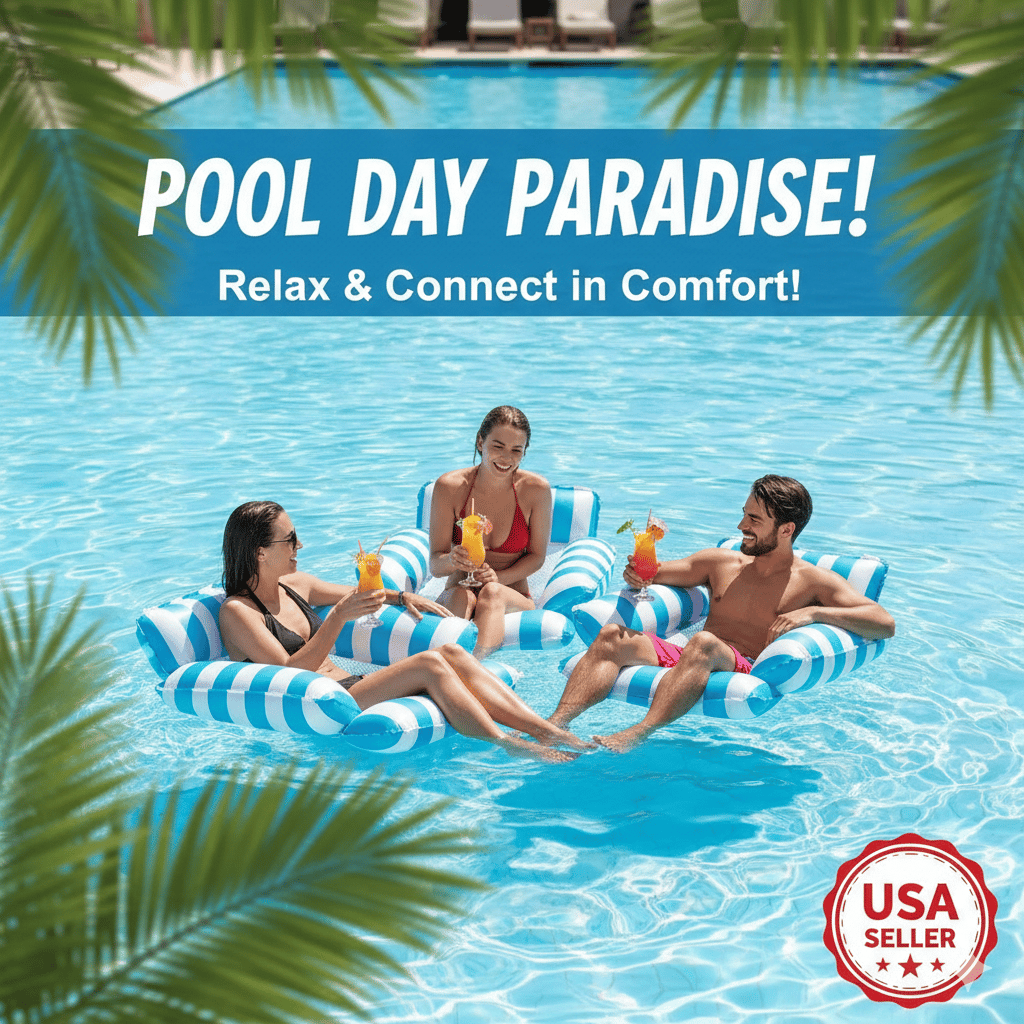 4 Tube Inflatable Pool Float Hammock: Your Ultimate Summer Relaxation Essential