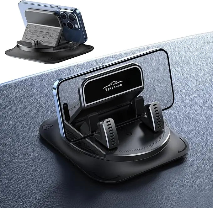 Universal 360° Rotation Car Phone Mount - Dashboard Phone Holder for All Smartphones