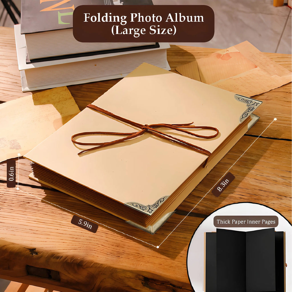 📚Accordion Foldable Scrapbook Album