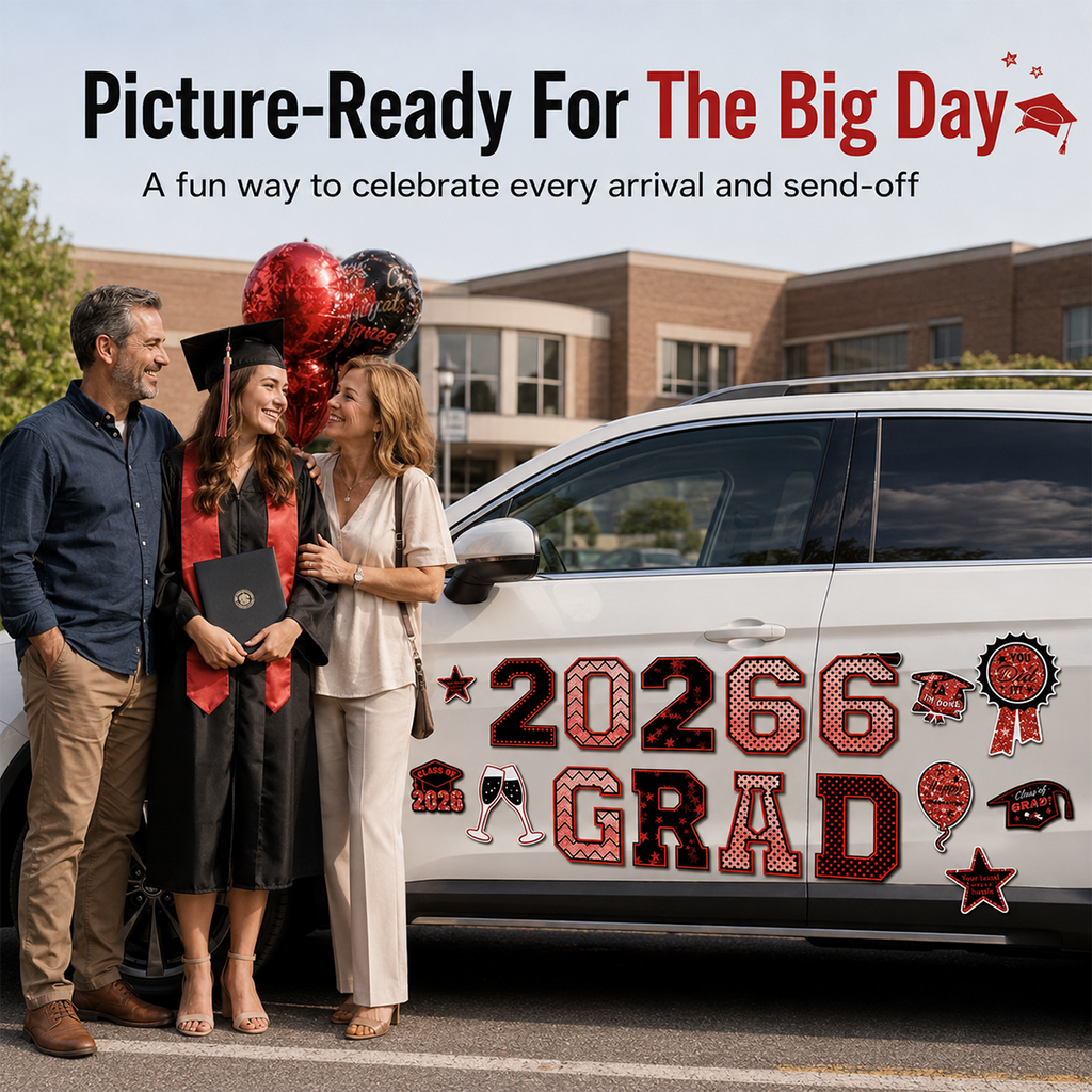 20 Pcs Graduation Magnets 2026 Cruise Door Car Magnets