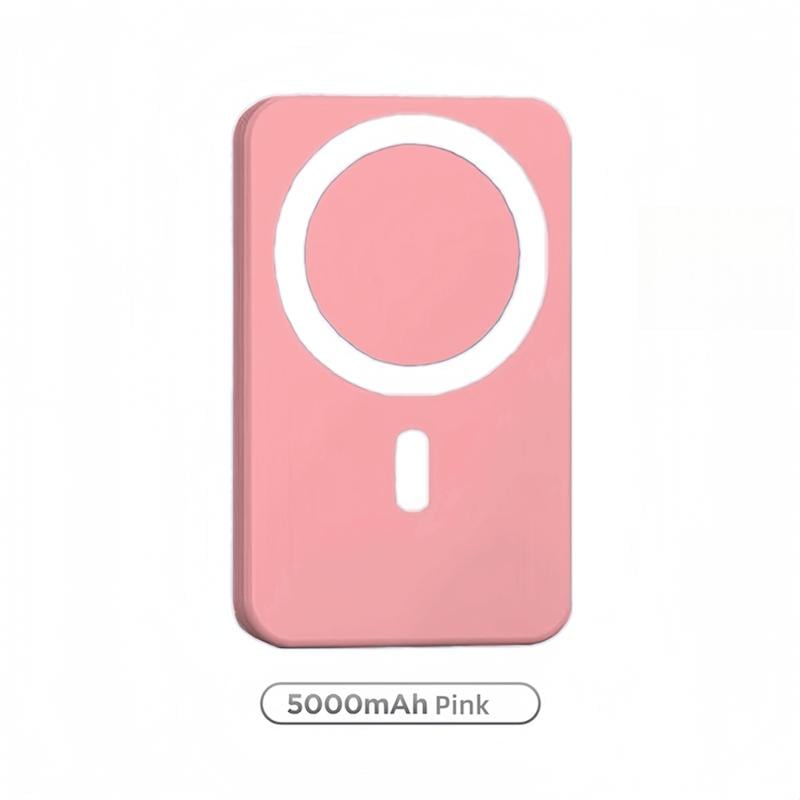 🔋 Magnetic Wireless Power Bank for iPhone – 5000mAh