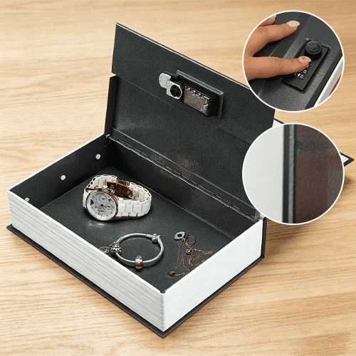 Book Shaped Security Lock Box