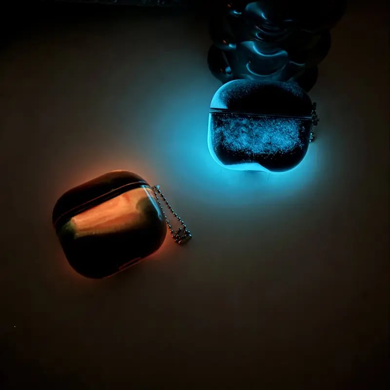 Luminous Quicksand AirPod Case for AirPods 1/2/3/4/Pro 2/3 - Shock Absorbing and Protective