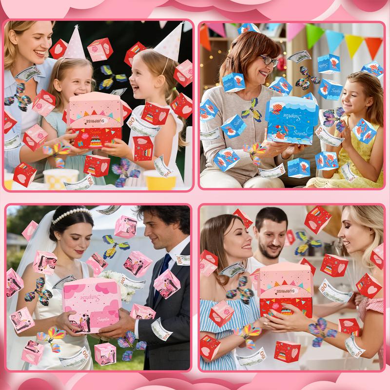 Surprise Pop-Up Gift Box with Flying Toys