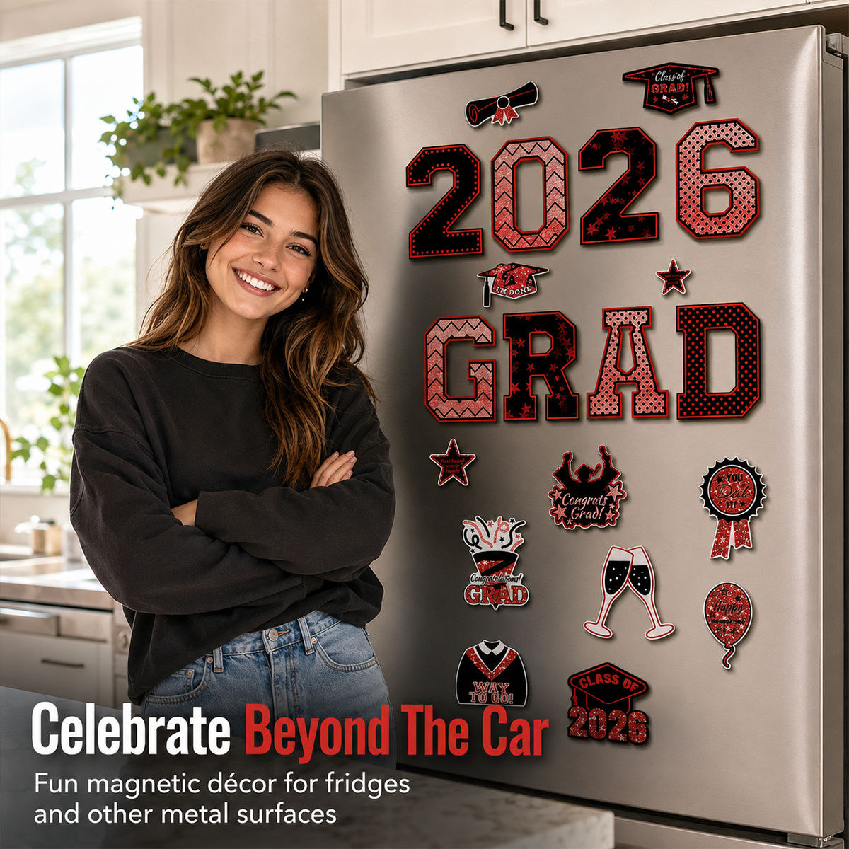 20 Pcs Graduation Magnets 2026 Cruise Door Car Magnets