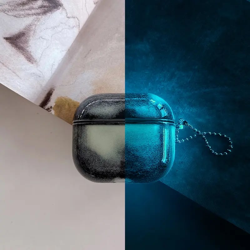 Luminous Quicksand AirPod Case for AirPods 1/2/3/4/Pro 2/3 - Shock Absorbing and Protective