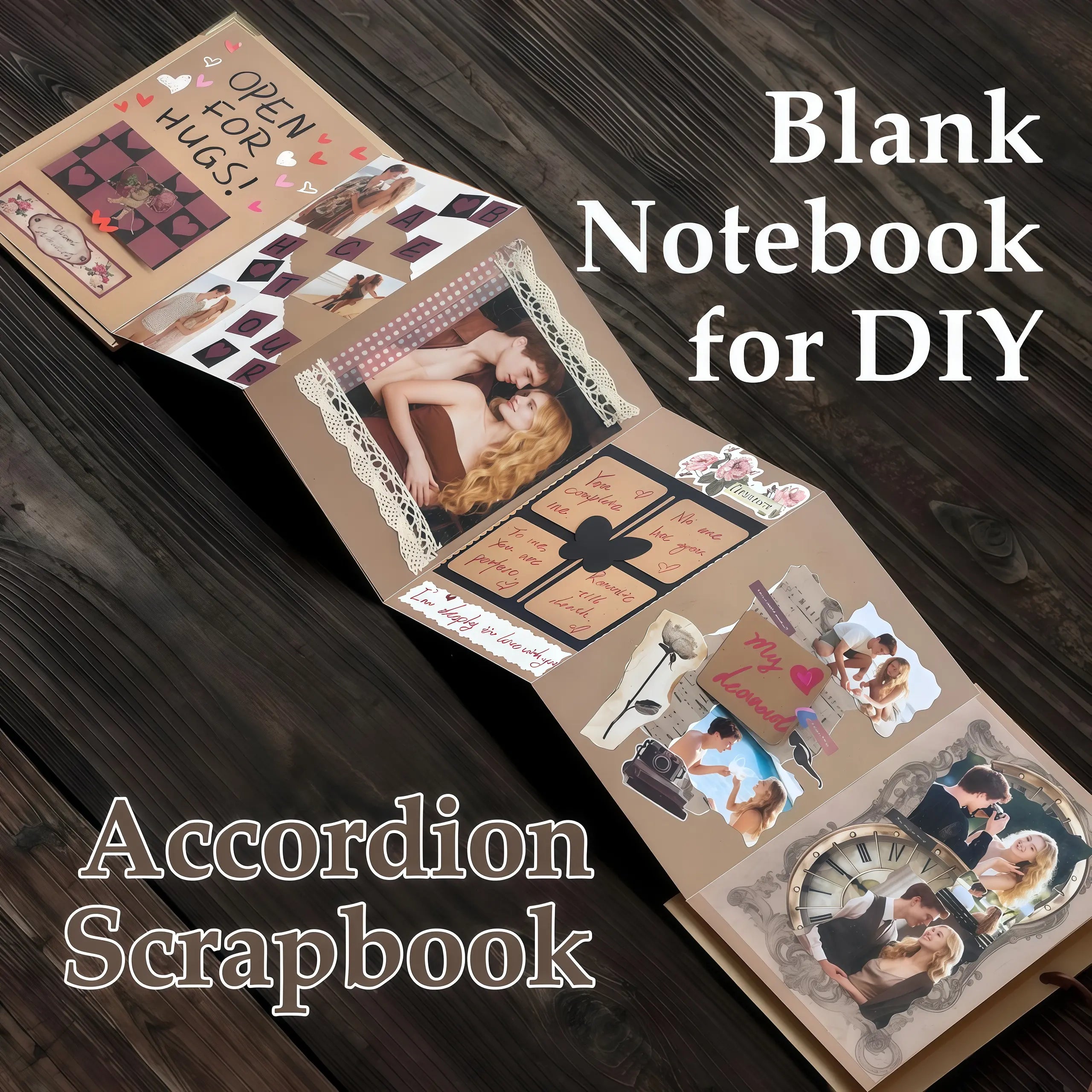 📚Accordion Foldable Scrapbook Album