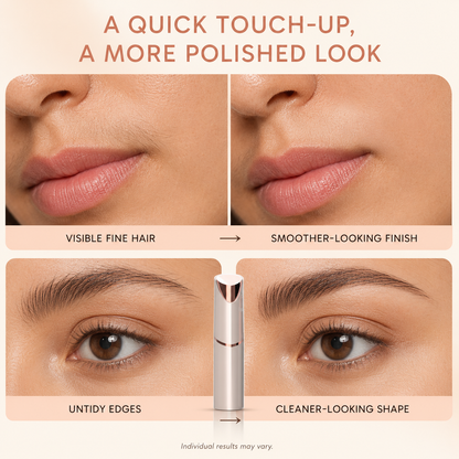 ✨ 2-in-1 Women's Eyebrow and Facial Hair Removal Device