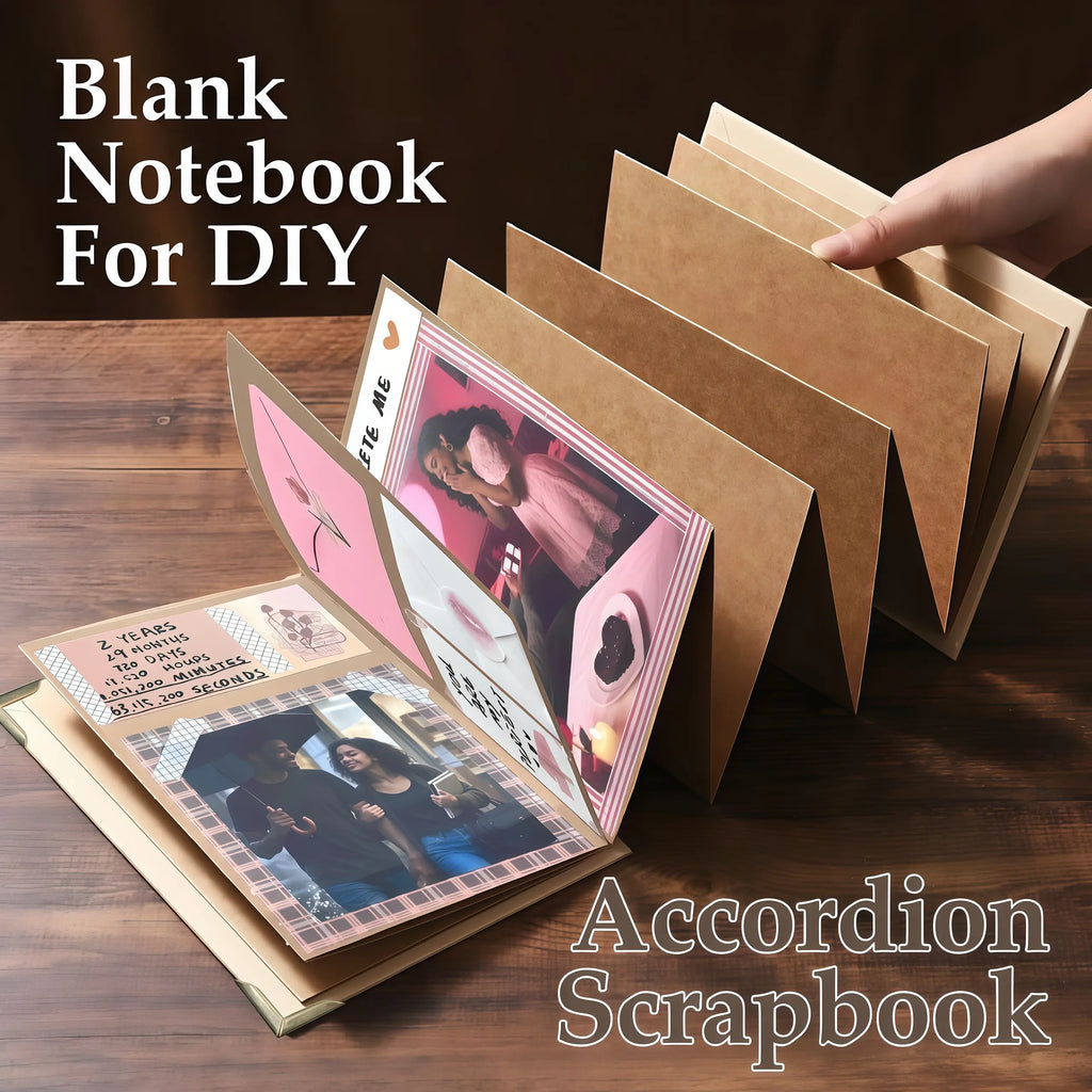 📚Accordion Foldable Scrapbook Album