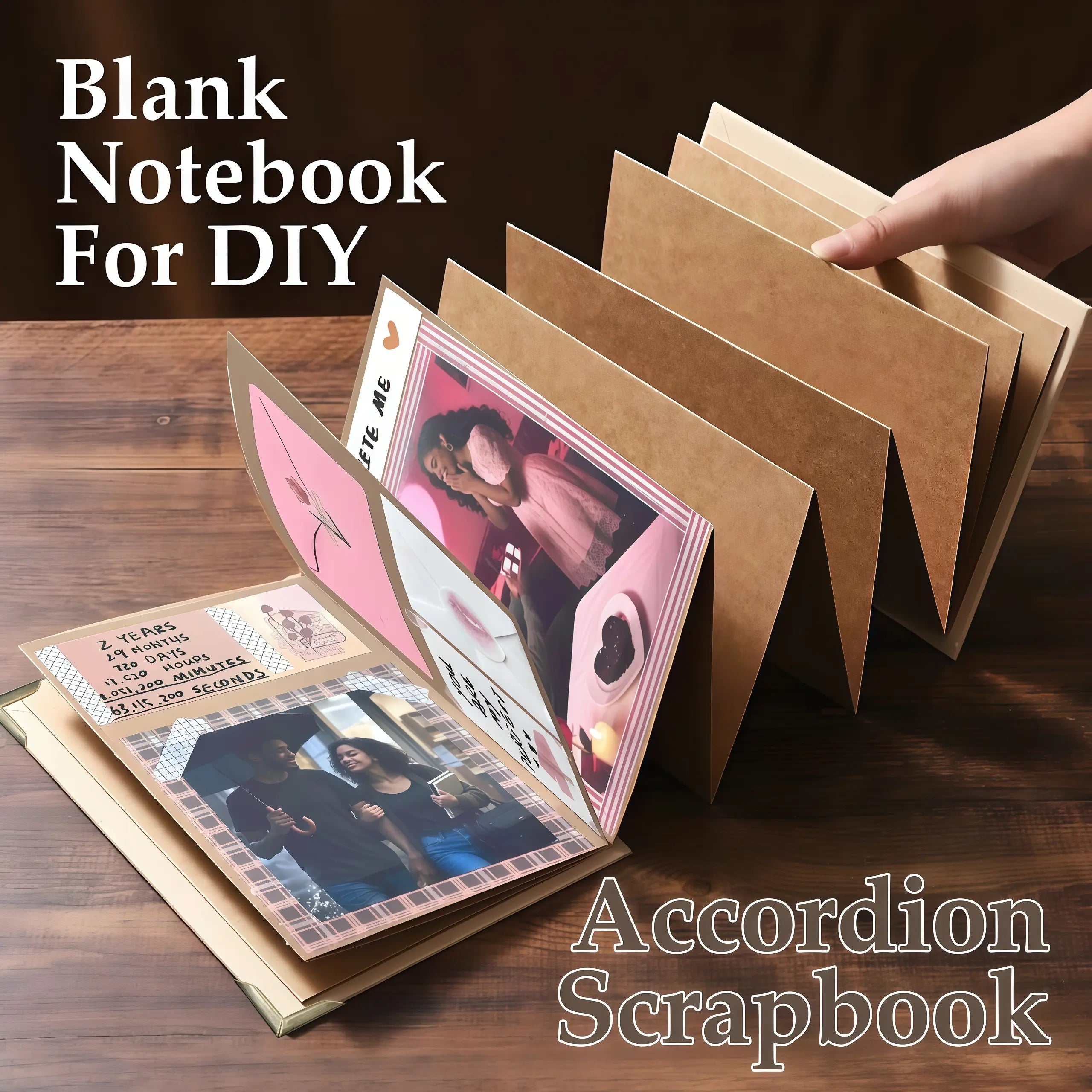📚Accordion Foldable Scrapbook Album