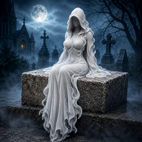 Ghost Goddess Shelf Sitter
