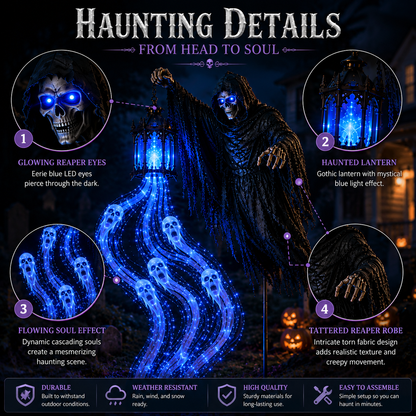 💀Halloween Soul Harvester Animated Garden Light