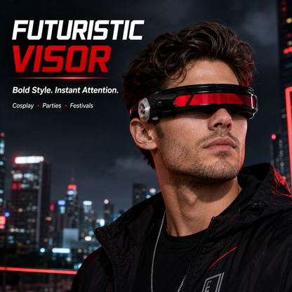 X-Energy Sunglasses Future Hero Visor Cyberpunk Eyewear Props