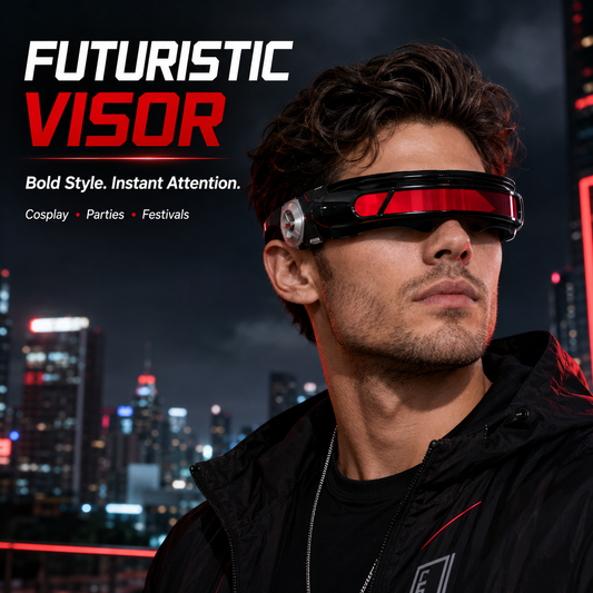 X-Energy Sunglasses Future Hero Visor Cyberpunk Eyewear Props