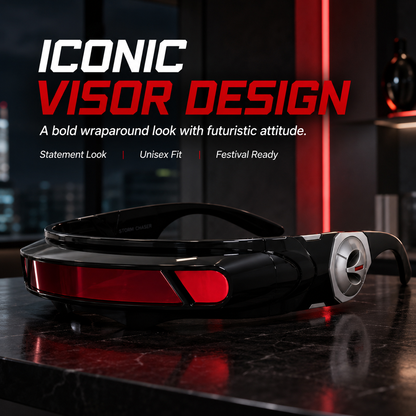 X-Energy Sunglasses Future Hero Visor Cyberpunk Eyewear Props