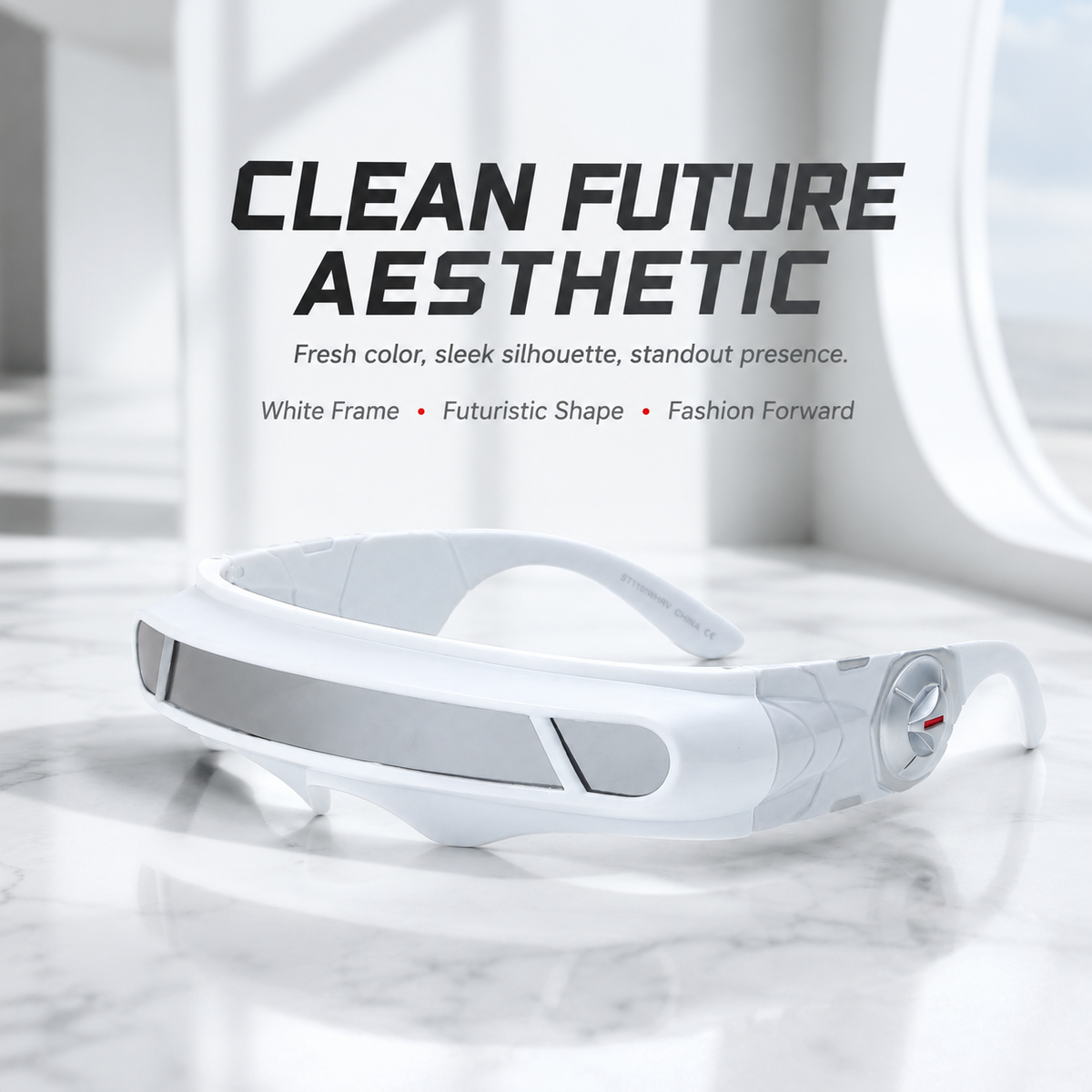 X-Energy Sunglasses Future Hero Visor Cyberpunk Eyewear Props