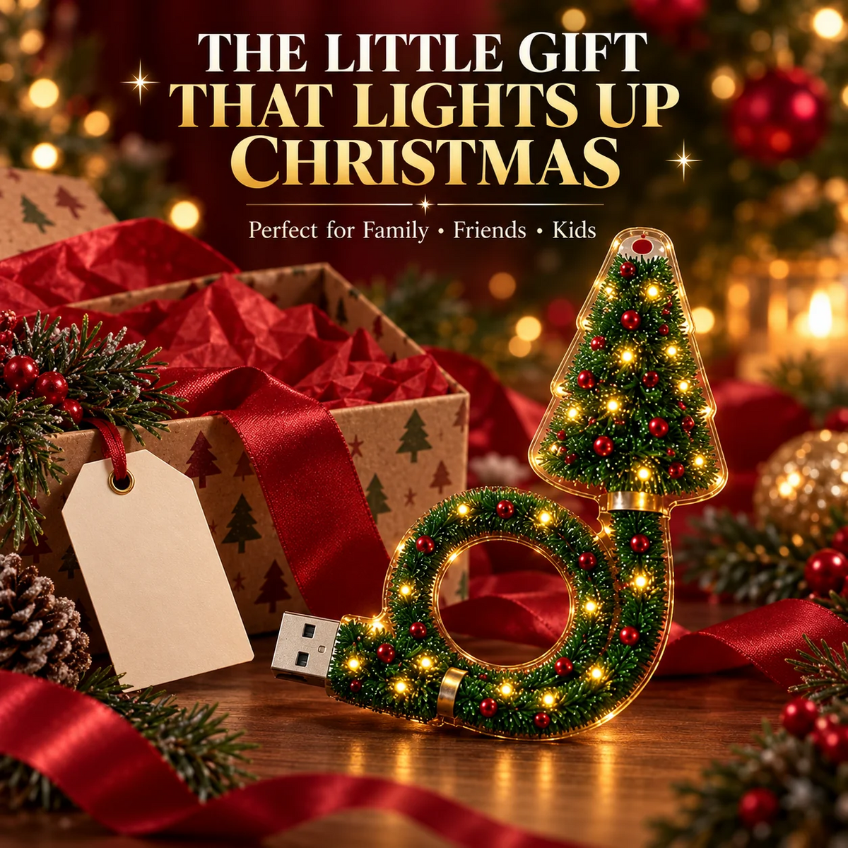 Christmas Tree Projection Light|6+ Holiday Pattern Ceiling Lamp