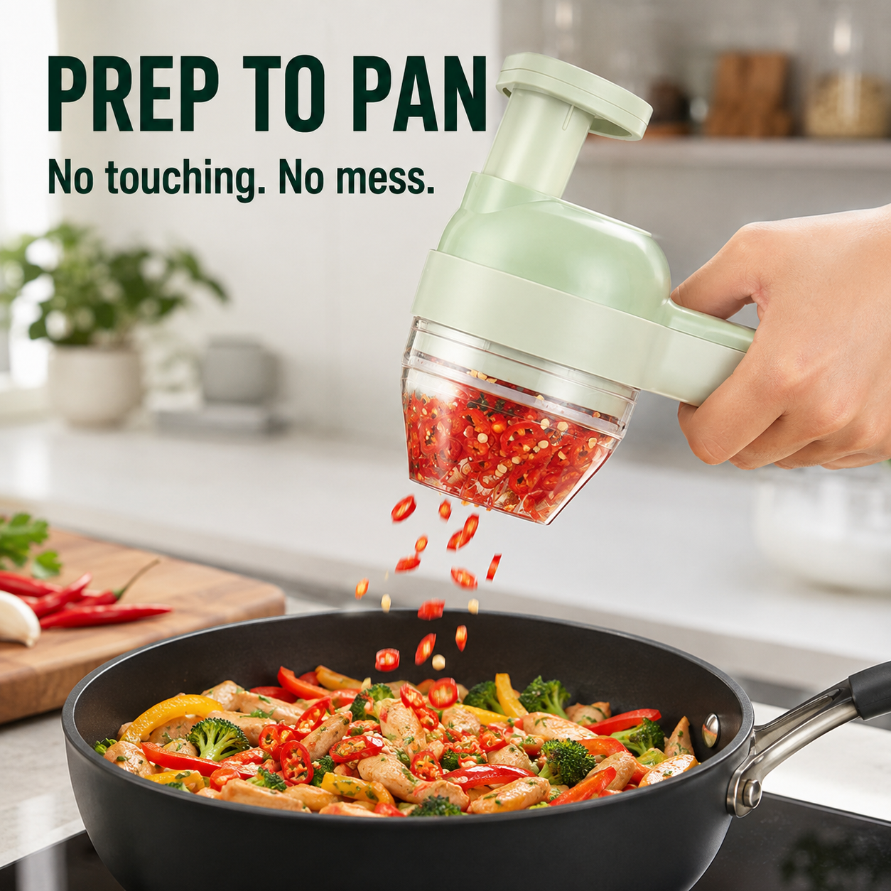 ✨4 in 1 Electric Vegetable Chopper Set, Electric Food Processor