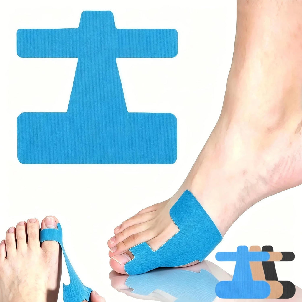 Bunion Corrector Kinesiology Tape - Precut Elastic Support for Big Toe