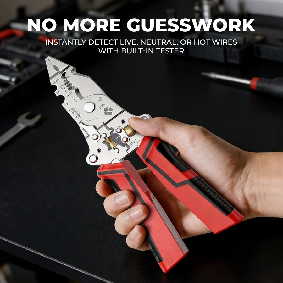 ⚡ 16-in-1 Electrical Pliers with Voltage Tester