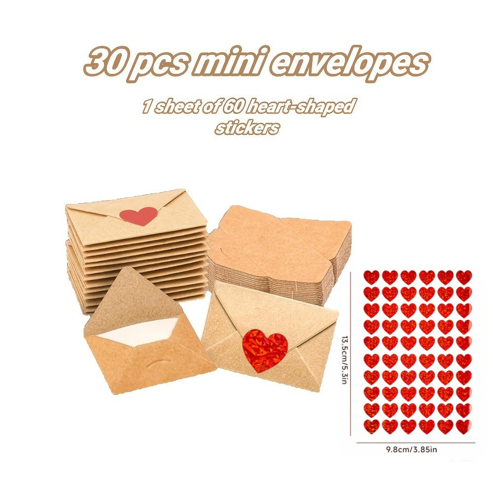 Mini Love Notes With Envelopes - Valentines Day Gifts