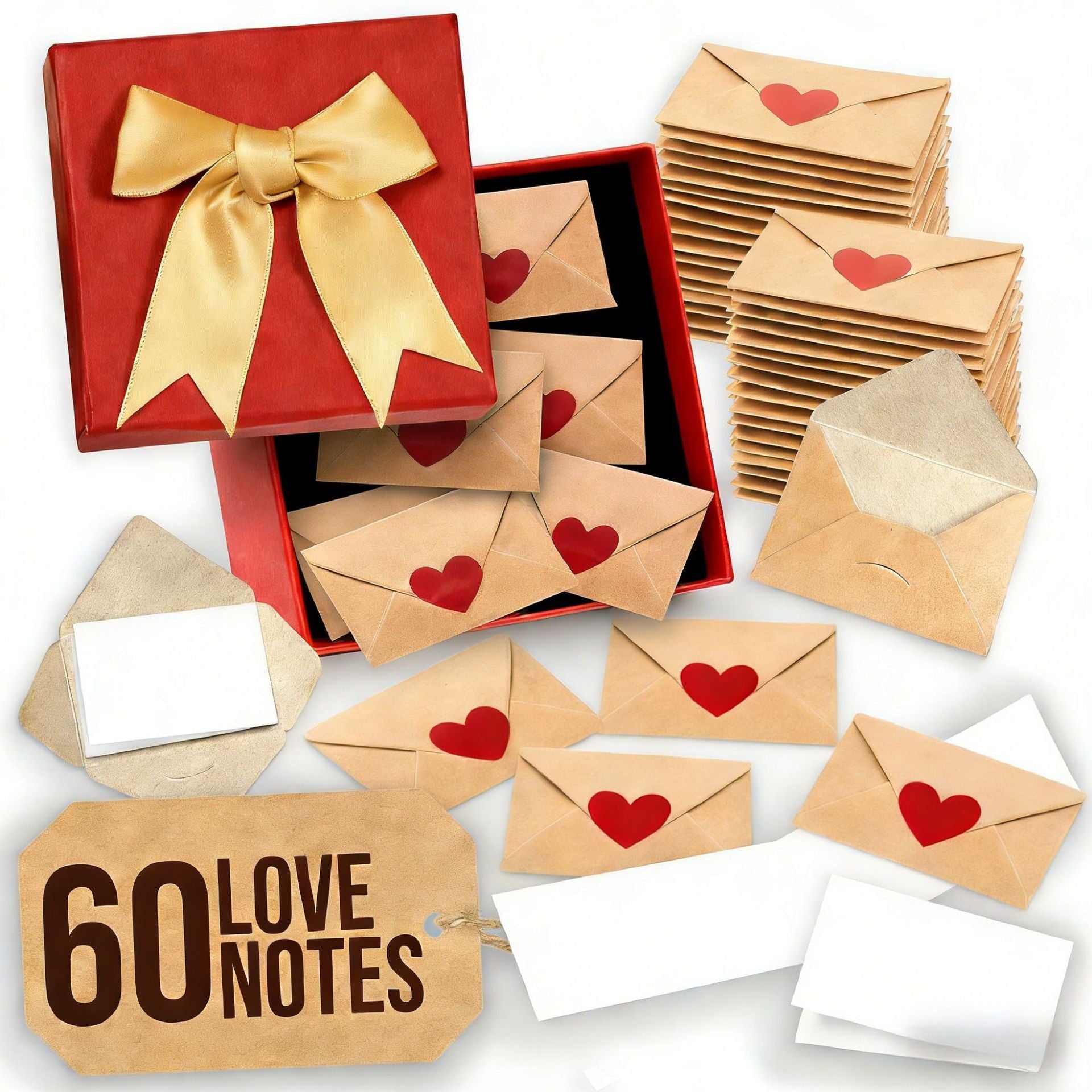 Mini Love Notes With Envelopes - Valentines Day Gifts